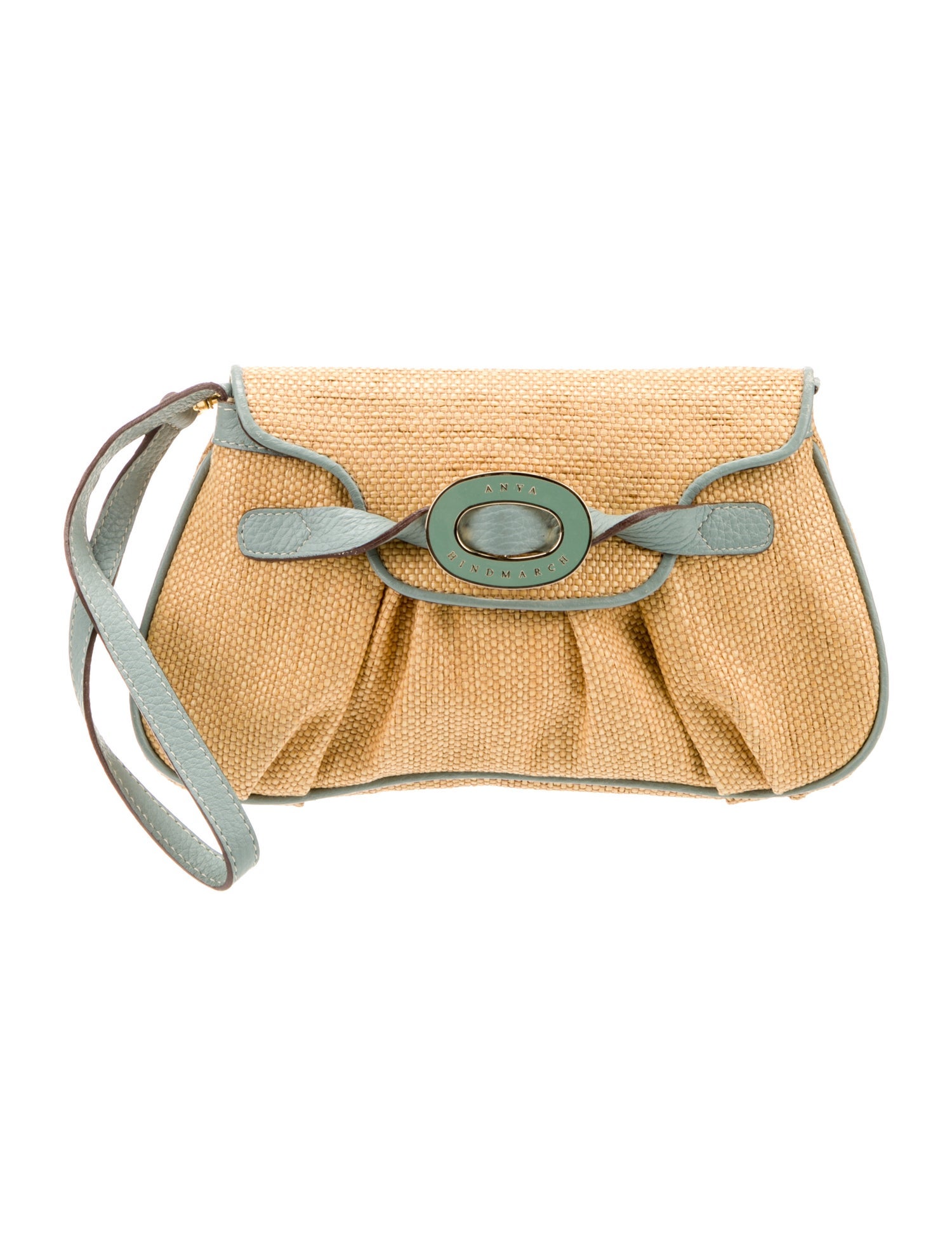 Anya Hindmarch Straw Clutch