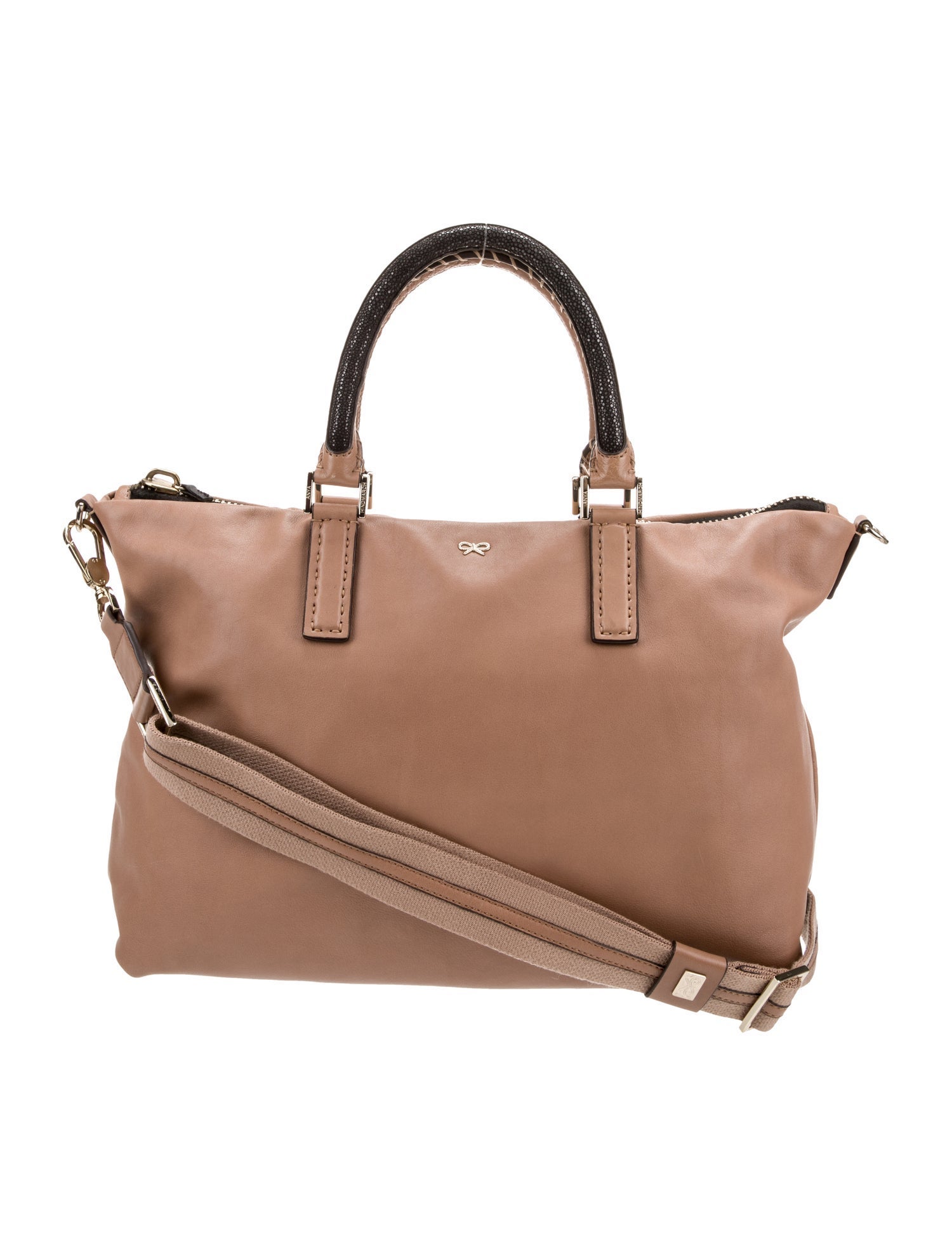 Anya Hindmarch Leather Top Handle Bag