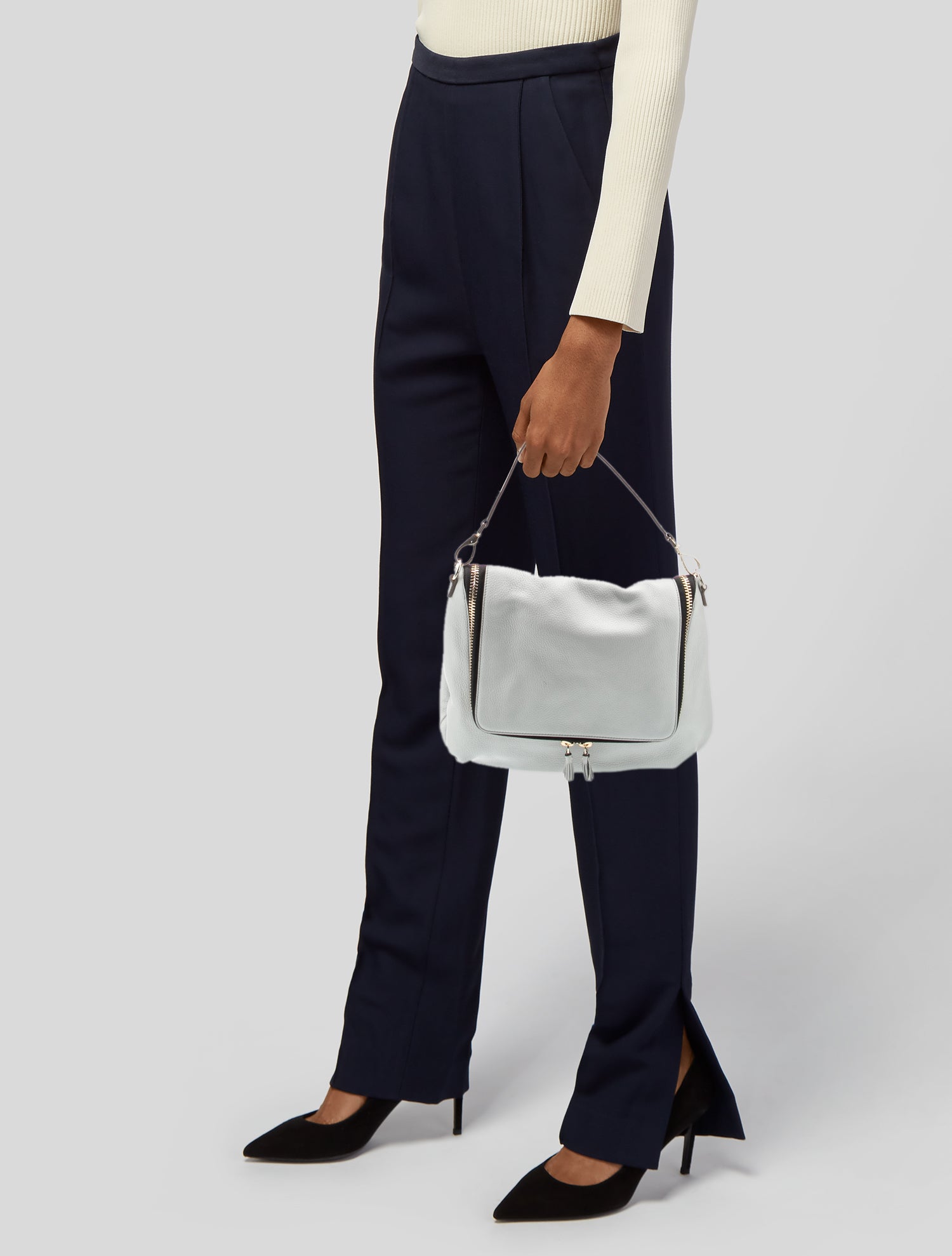 Anya Hindmarch Leather Top Handle Bag