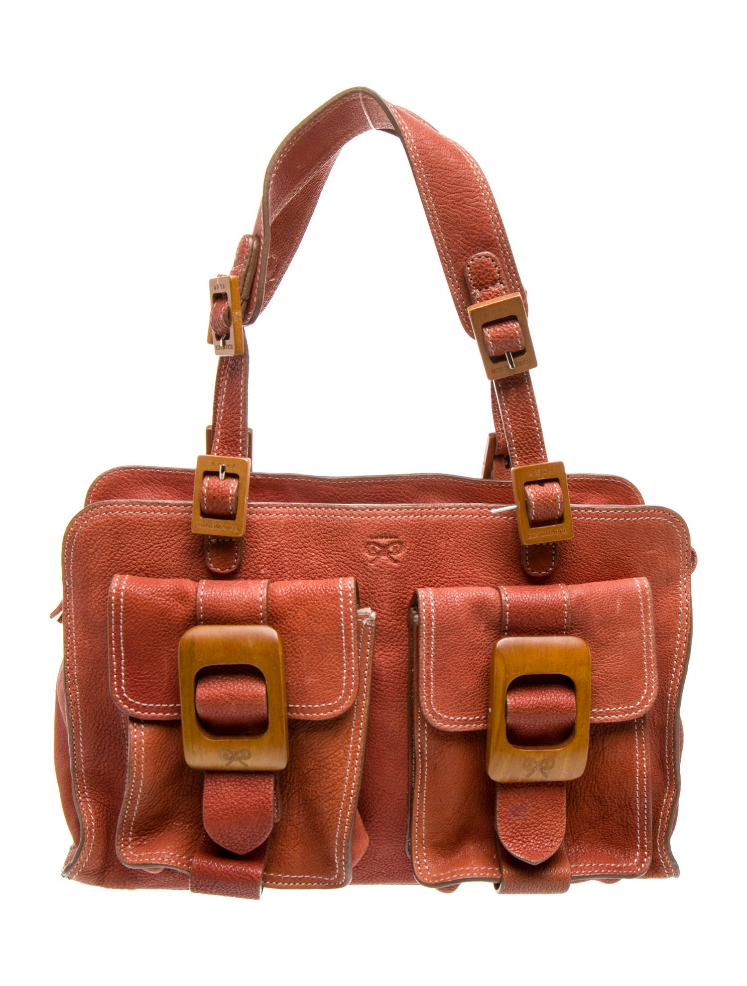 Anya Hindmarch Leather Top Handle Bag