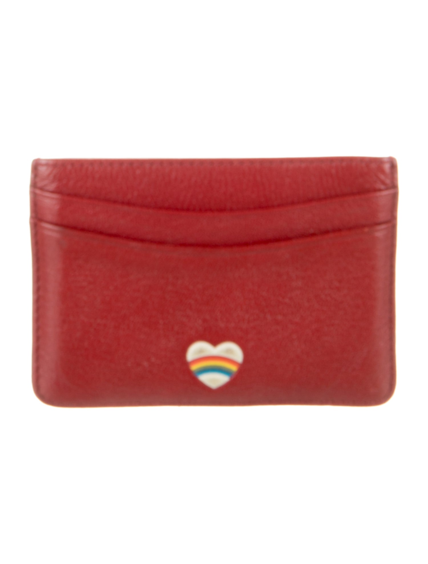 Anya Hindmarch Leather Graphic Print Card Holder