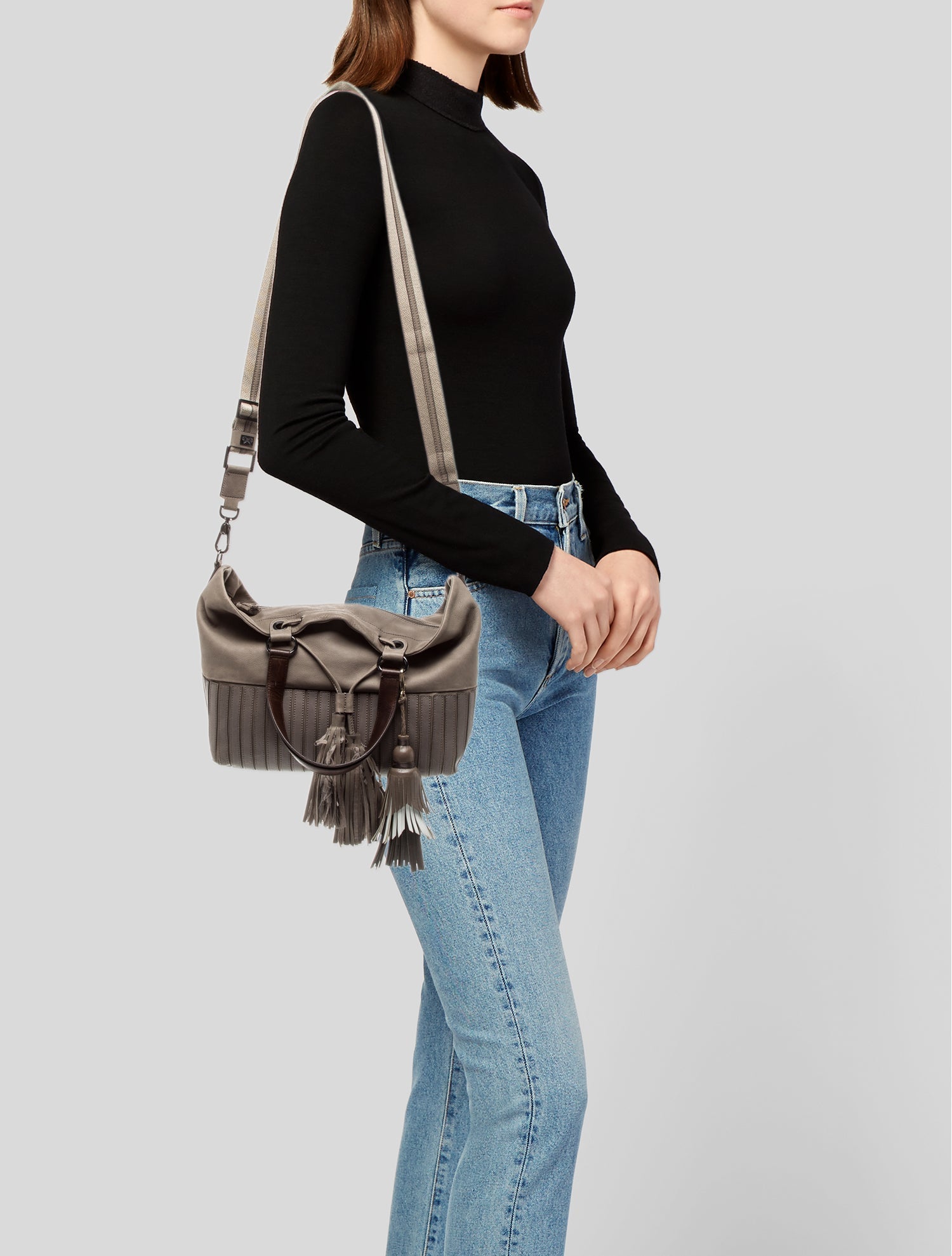 Anya Hindmarch Leather Top Handle Bag