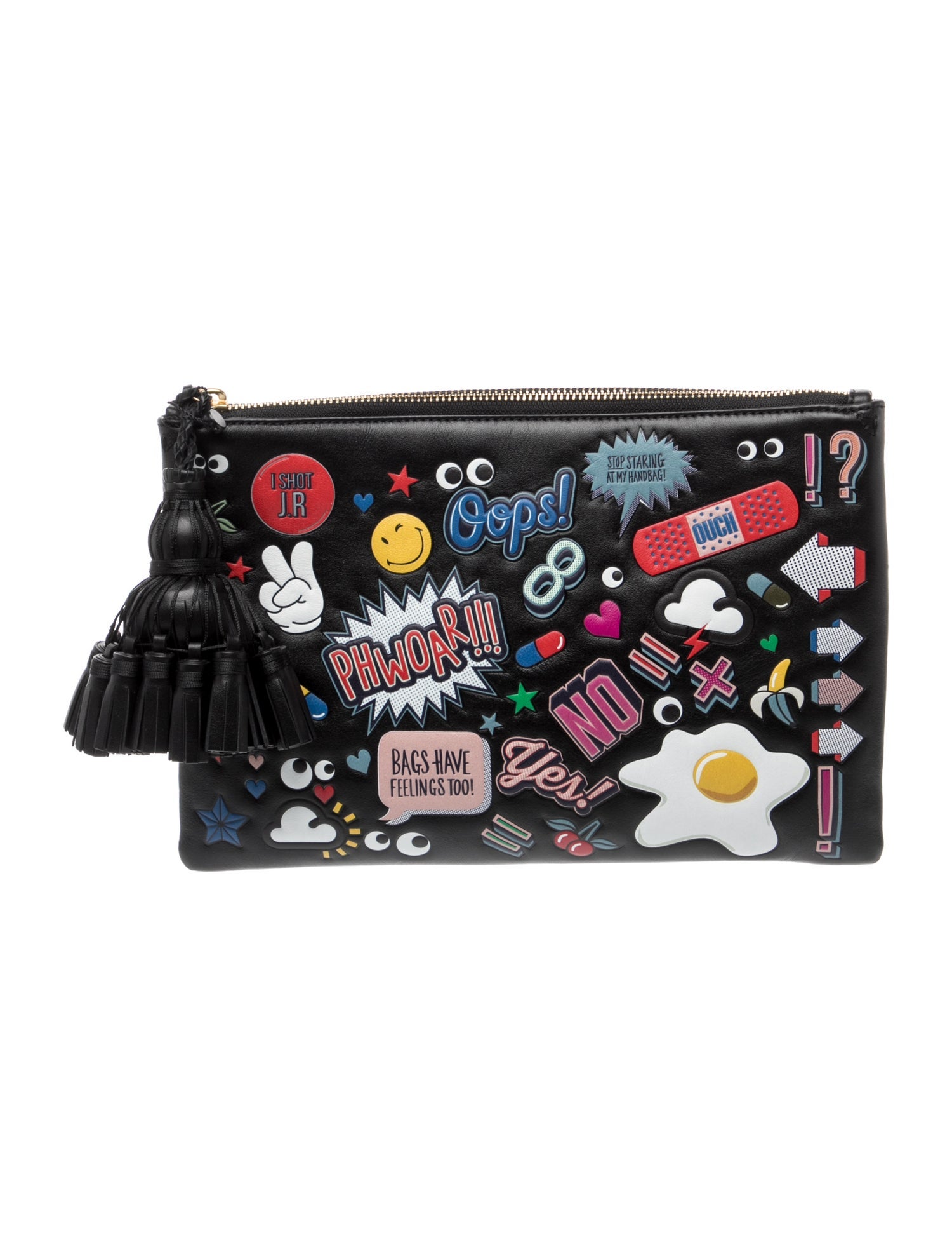 Anya Hindmarch Leather Clutch w/ Tags