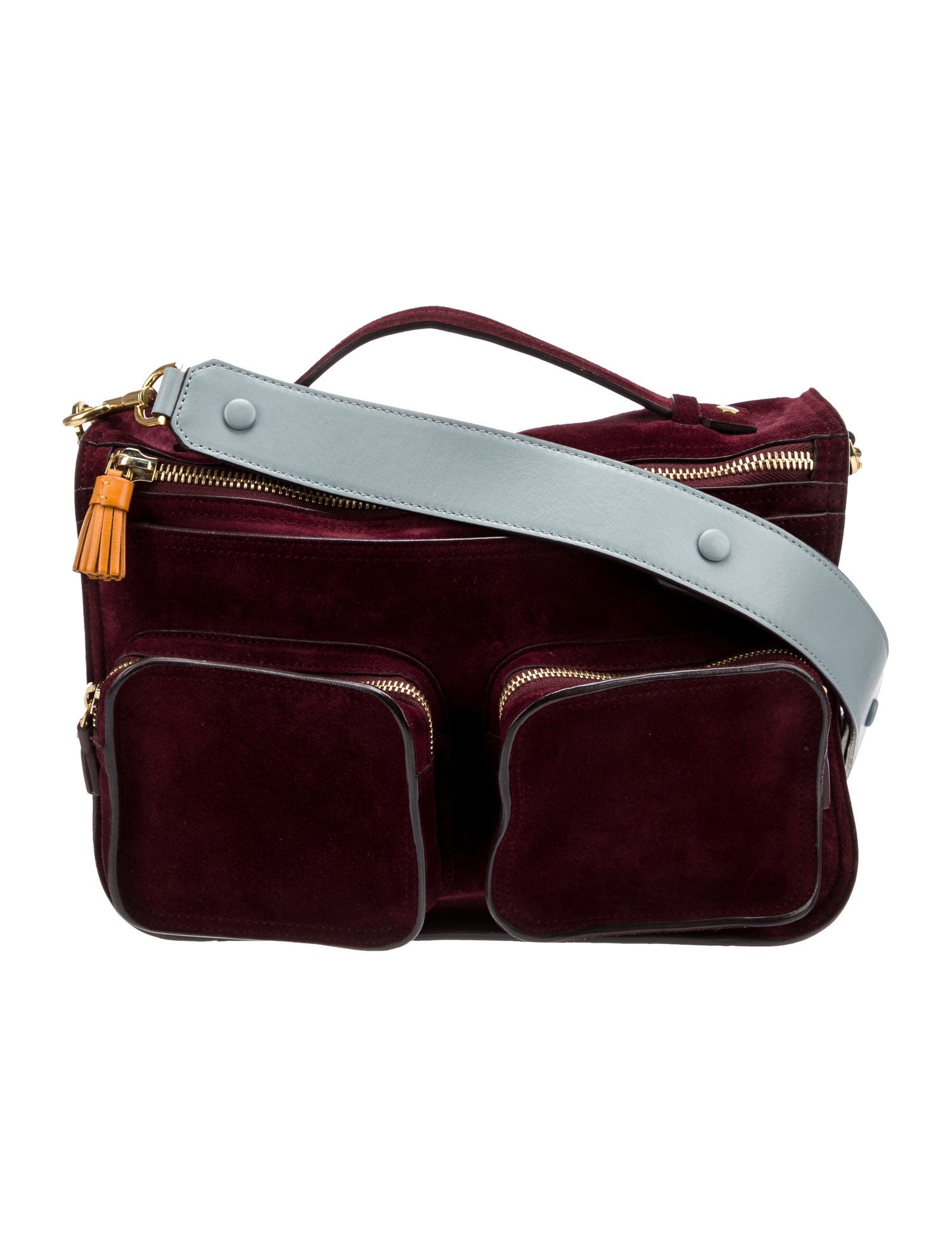 Anya Hindmarch Suede Messenger Bag