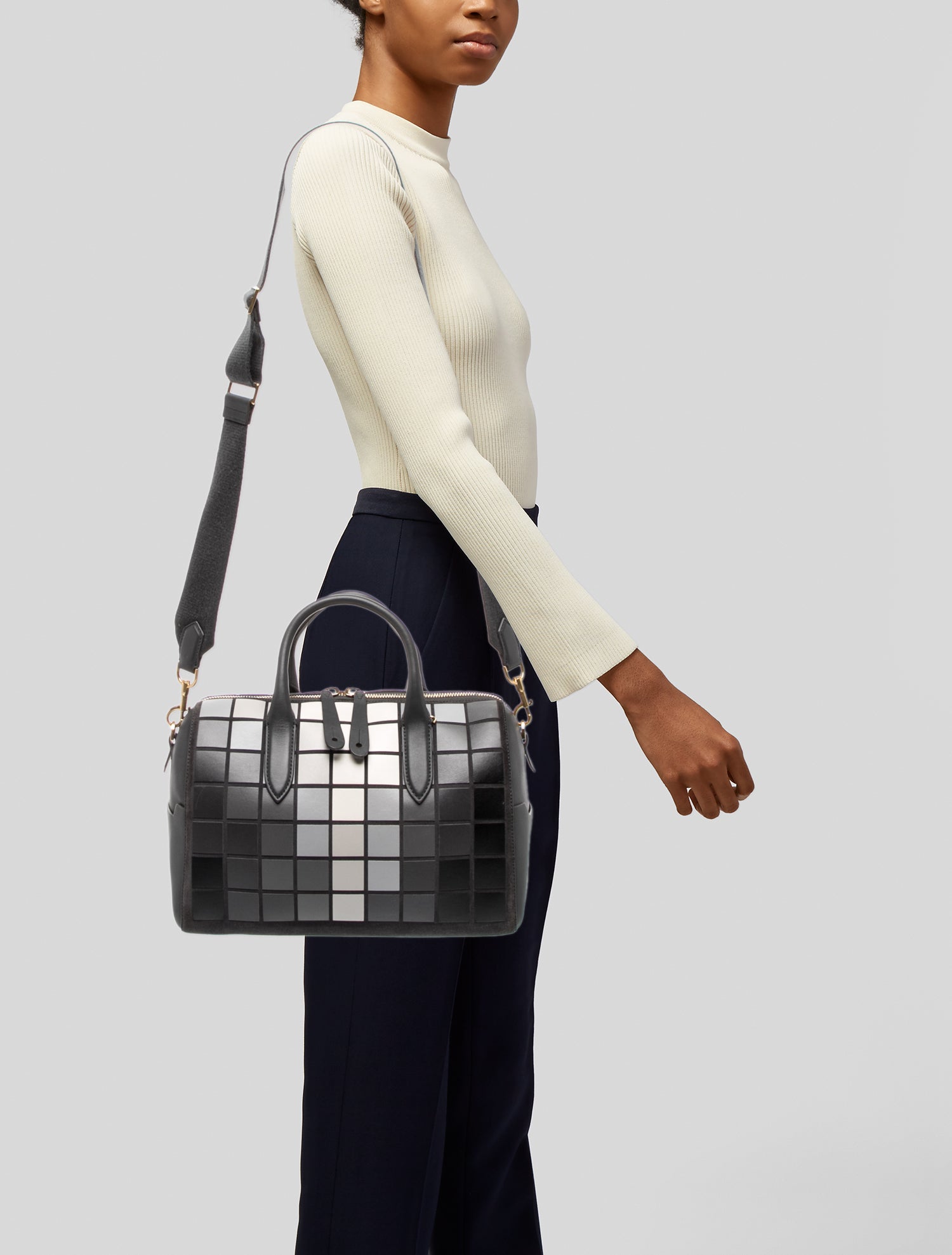 Anya Hindmarch Leather Top Handle Bag