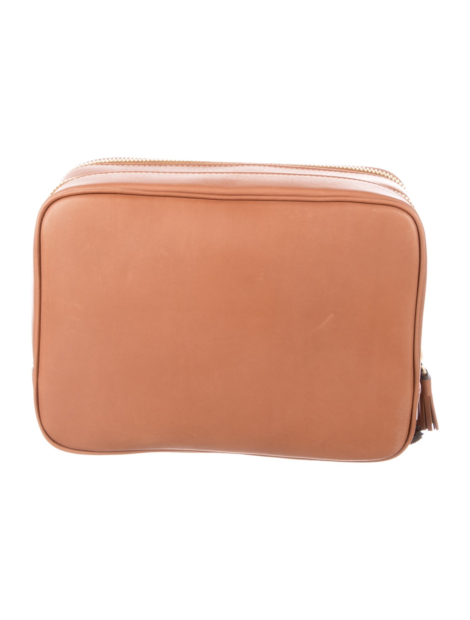 Anya Hindmarch Leather Cosmetic Bag.