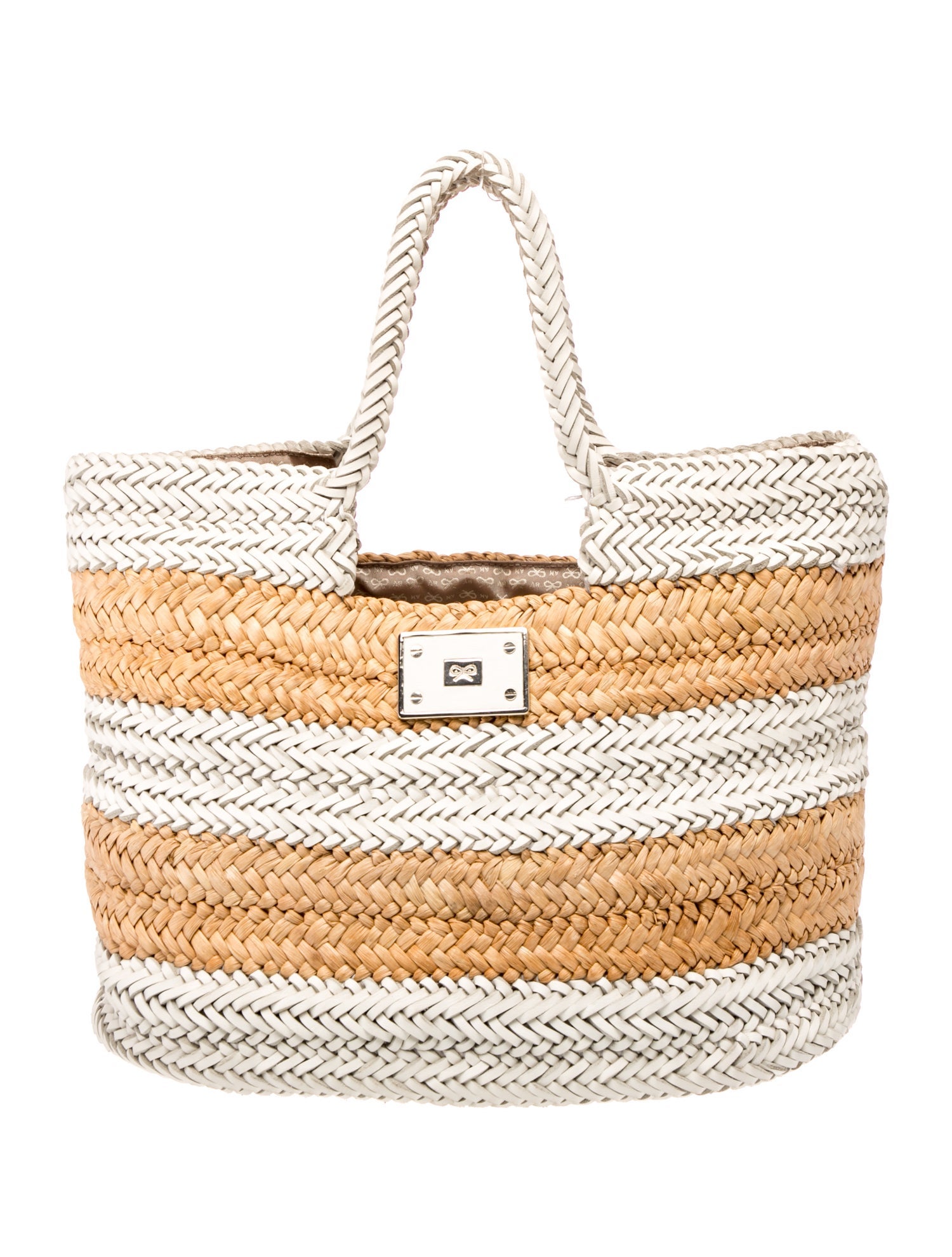 Anya Hindmarch Straw Shoulder Bag