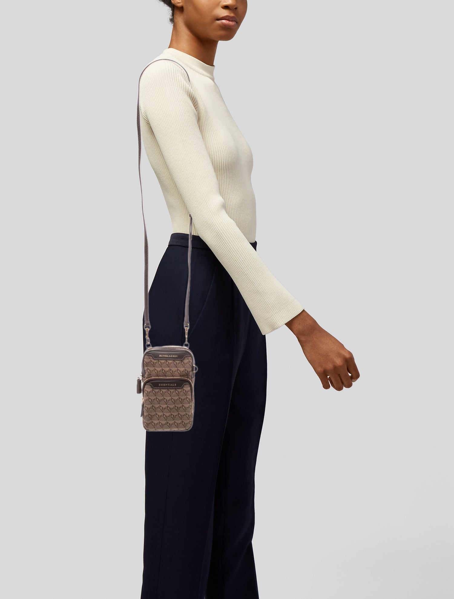 Anya Hindmarch Canvas Crossbody Bag