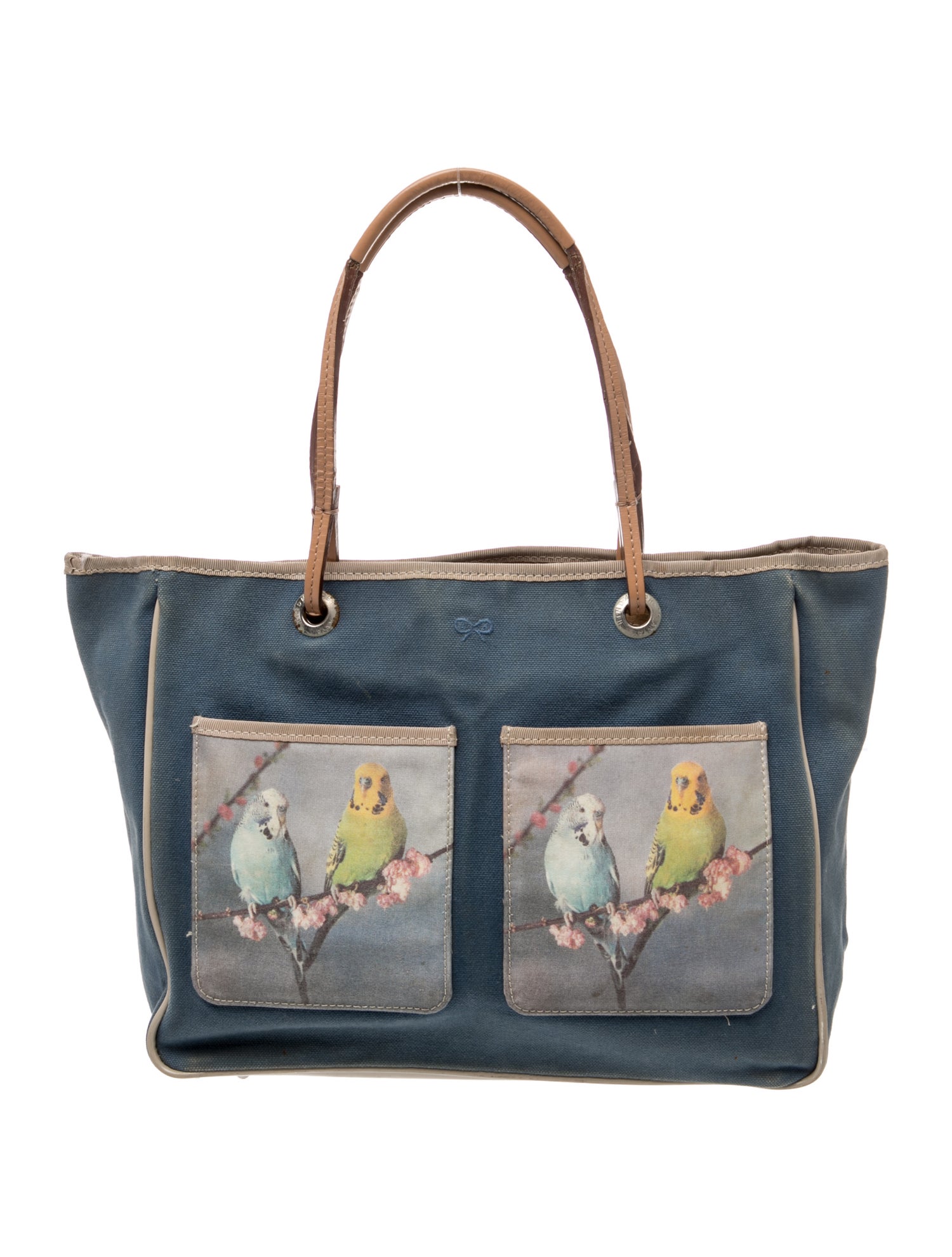 Anya Hindmarch Canvas Top Handle Bag