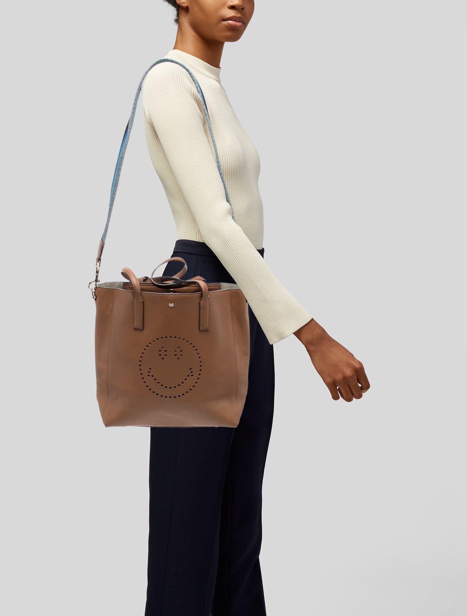 Anya Hindmarch Leather Bucket Bag