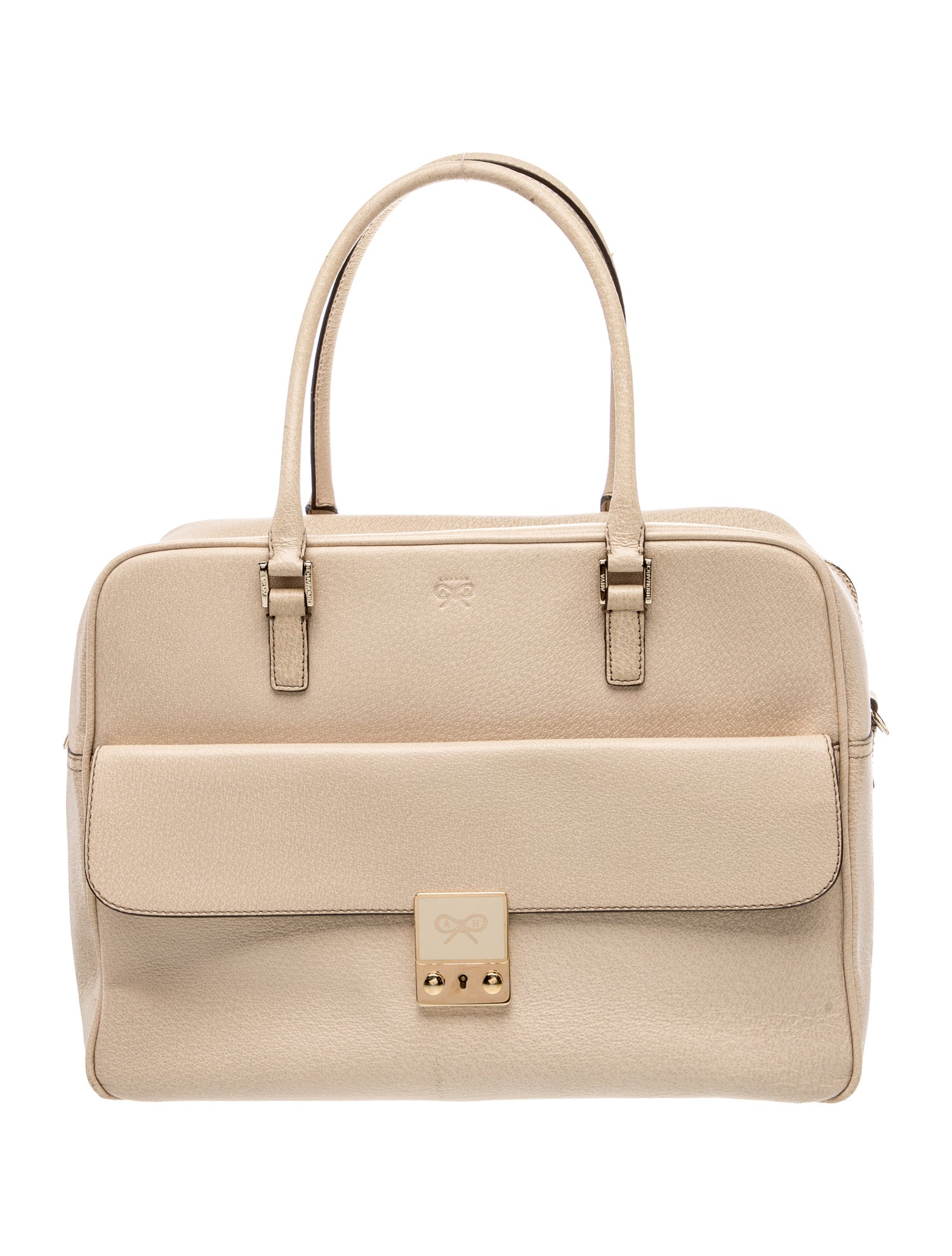 Anya Hindmarch Leather Top Handle Bag