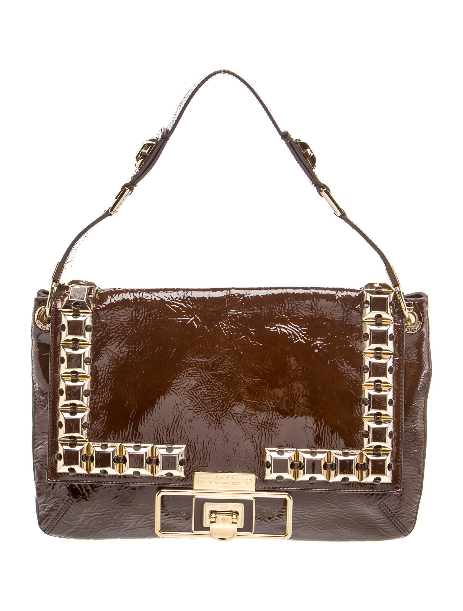 Anya Hindmarch Patent Leather Shoulder Bag