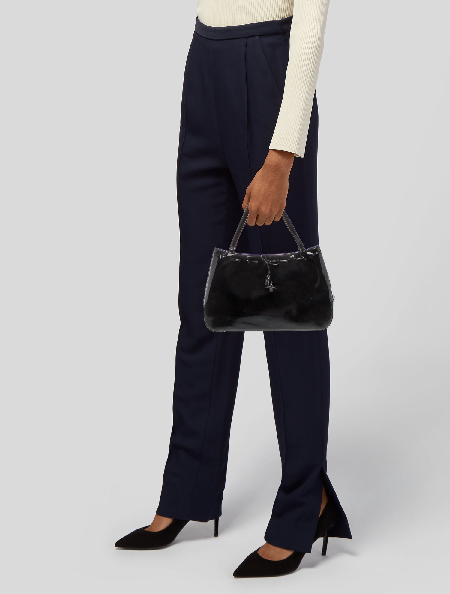 Anya Hindmarch Patent Leather Shoulder Bag