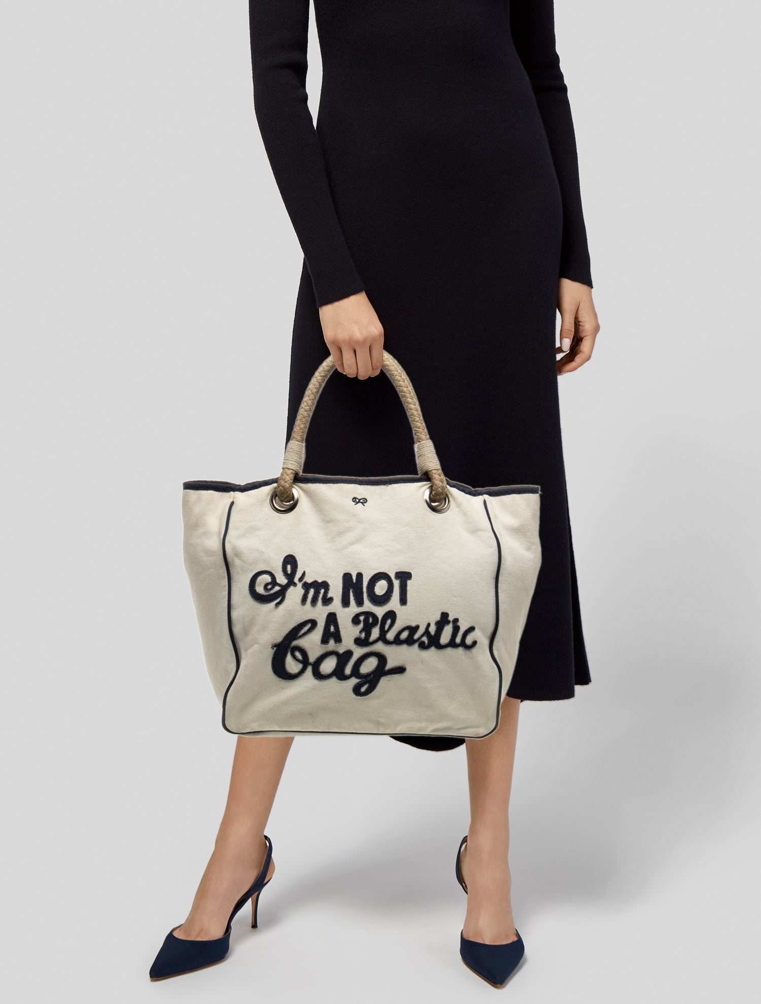 Anya Hindmarch Canvas Tote
