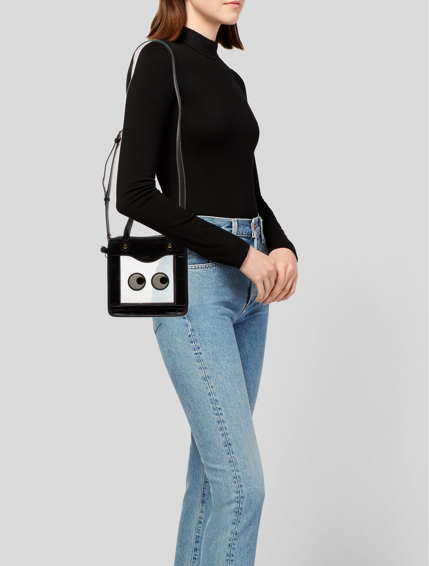 Anya Hindmarch Patent Leather Shoulder Bag