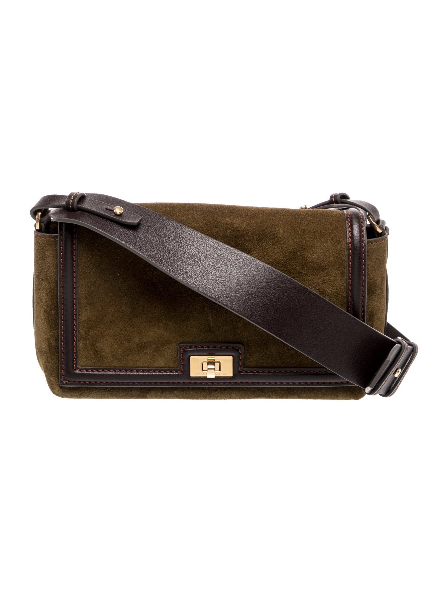 Anya Hindmarch Suede Crossbody Bag