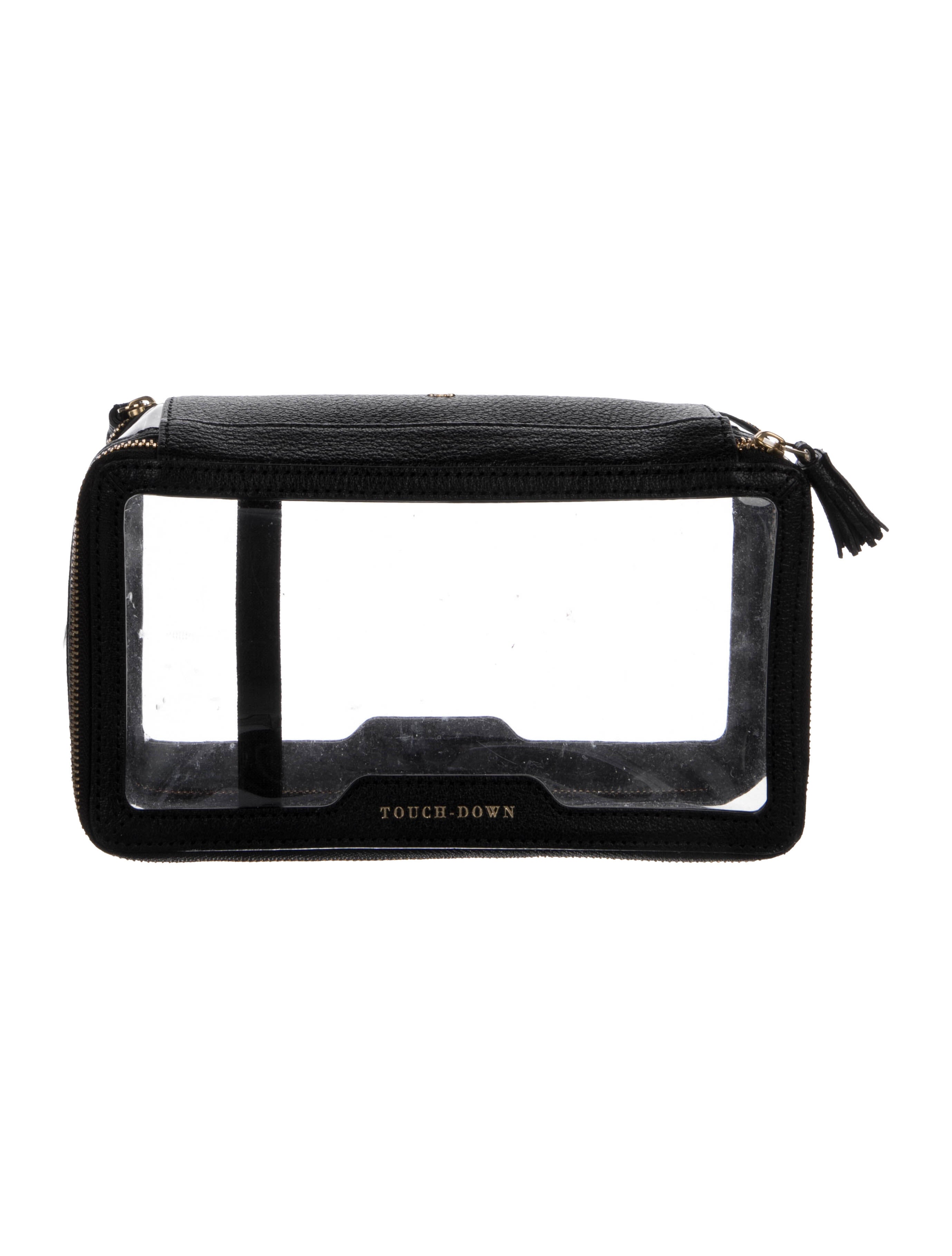 Anya Hindmarch Clear Leather Trim Cosmetics Bag