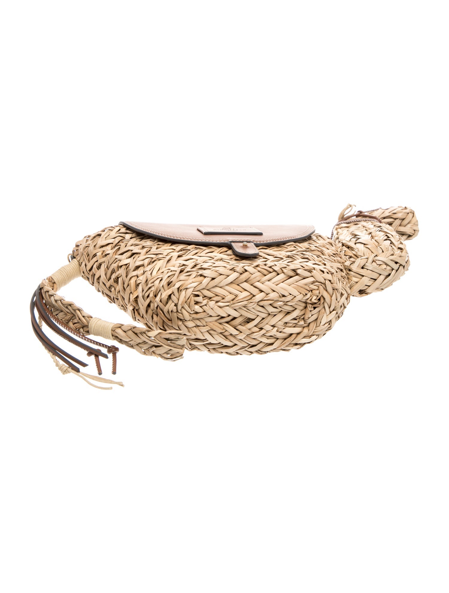 Anya Hindmarch Raffia Belt Bag - Brown Crossbody Bags, Handbags