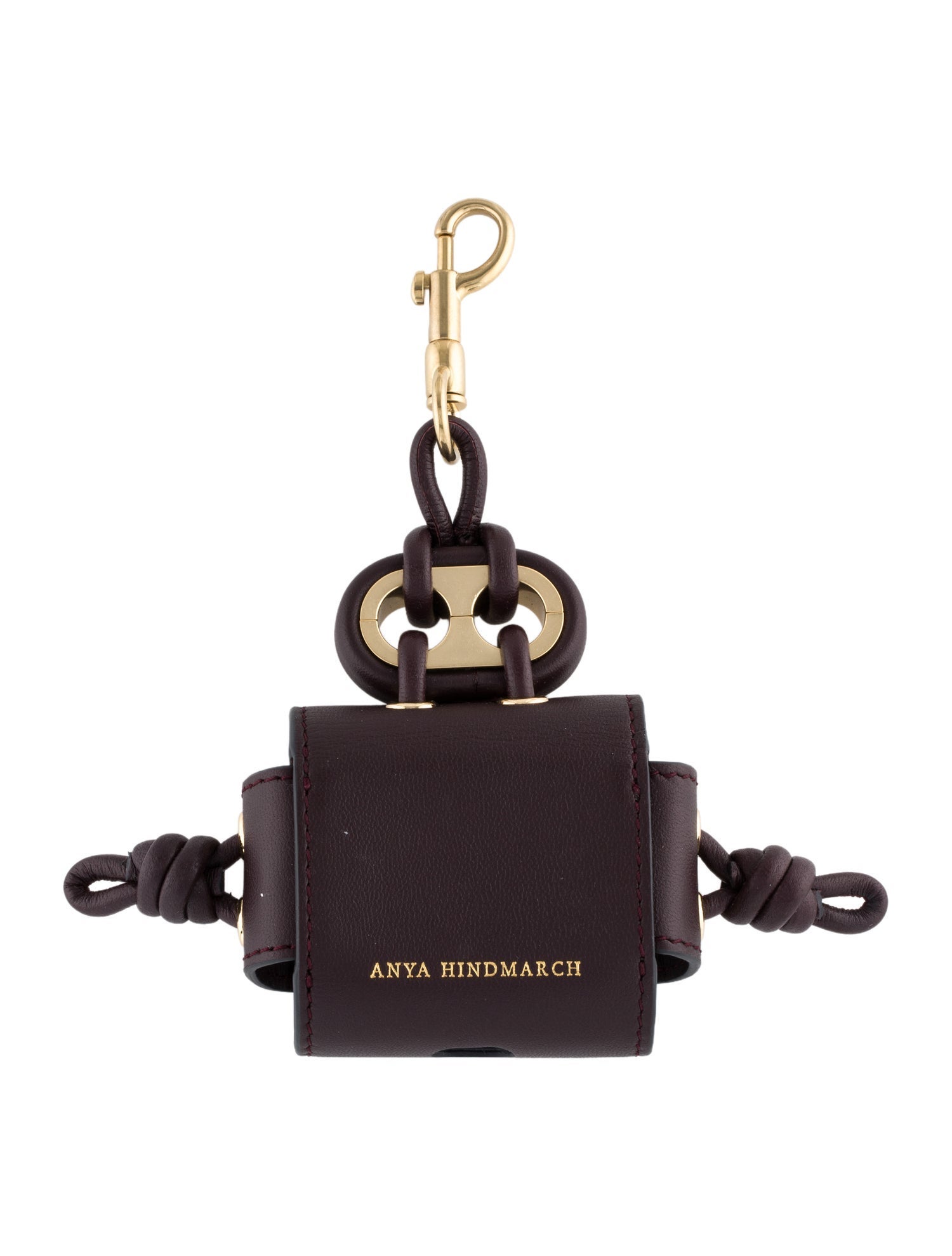 Anya Hindmarch Leather EARPHONE CASE
