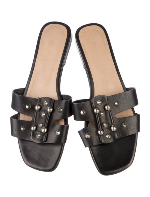 An Hour and a Shower Leather Slides