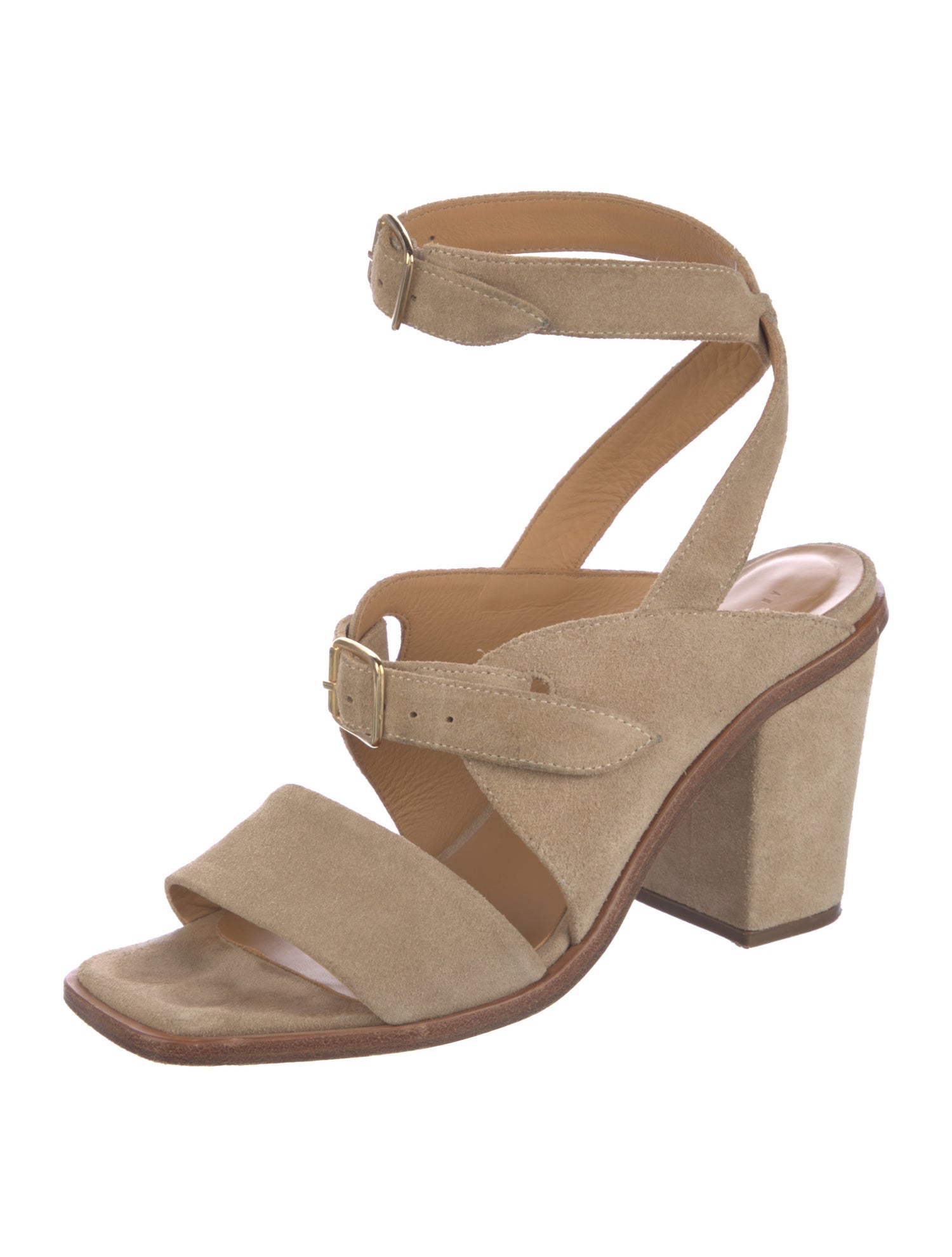 An Hour and a Shower Suede Sandals