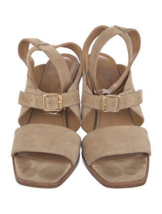 An Hour and a Shower Suede Sandals
