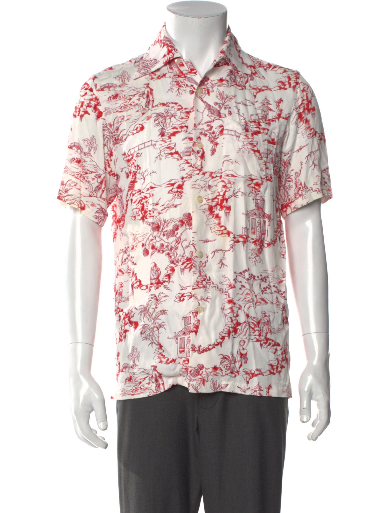 Aloha Blossom Printed Short Sleeve Shirt