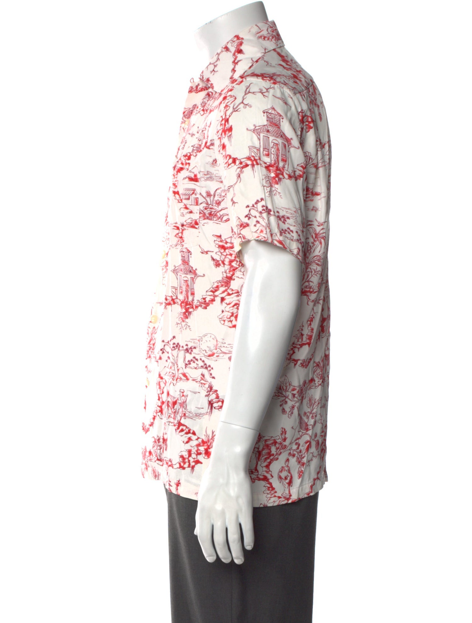 Aloha Blossom Printed Short Sleeve Shirt