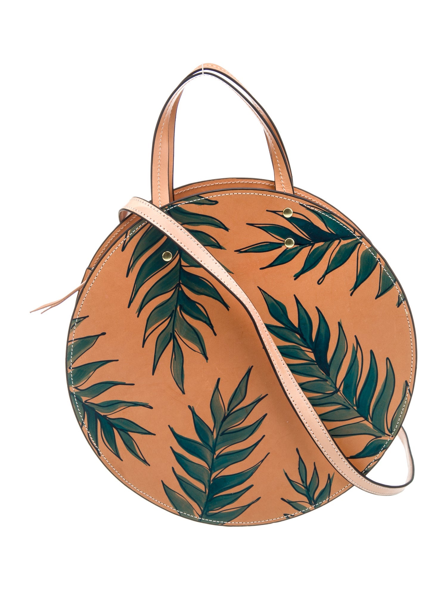 Ann Howell Bullard Leather Top Handle Bag