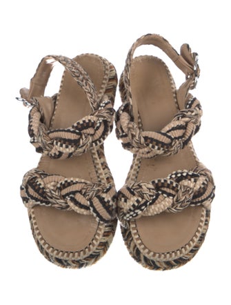 Amambaih Animal Print Espadrilles