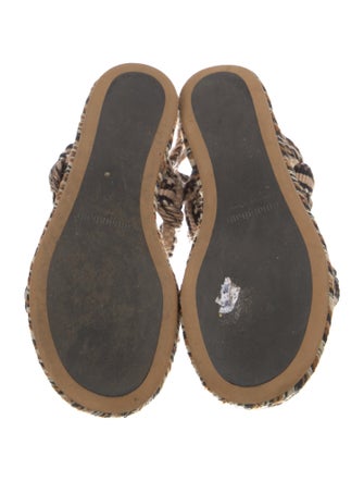 Amambaih Animal Print Espadrilles