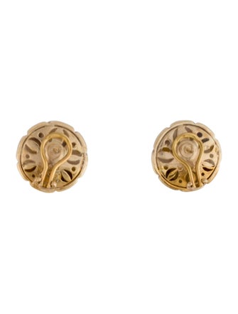 Asch Grossbardt 14K Mother of Pearl Earclips