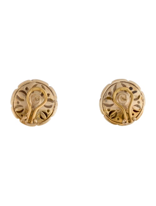 Asch Grossbardt 14K Mother of Pearl Earclips