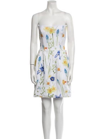 Ashley Stambouli Dresses Floral Print Mini Dress M