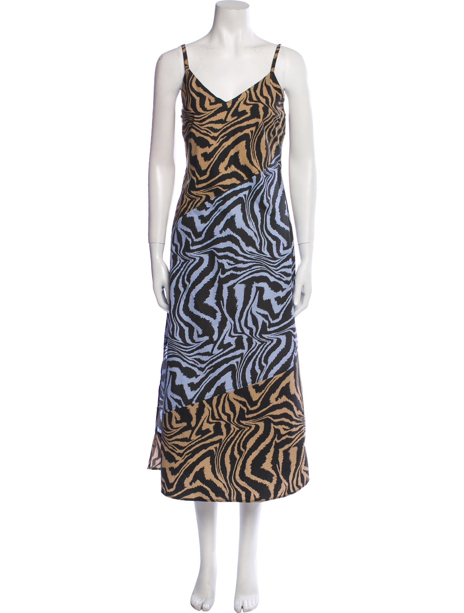 Ahluwalia x Ganni Printed Long Dress