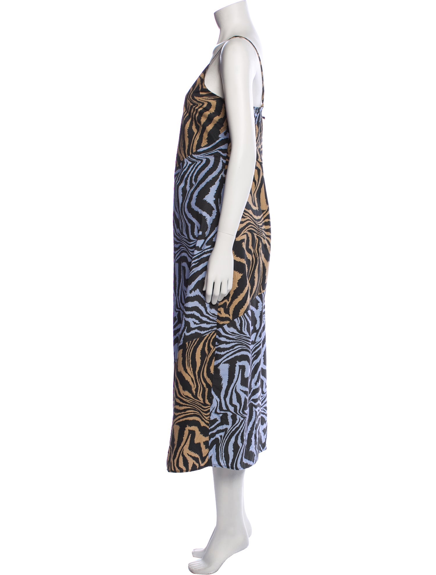 Ahluwalia x Ganni Printed Long Dress