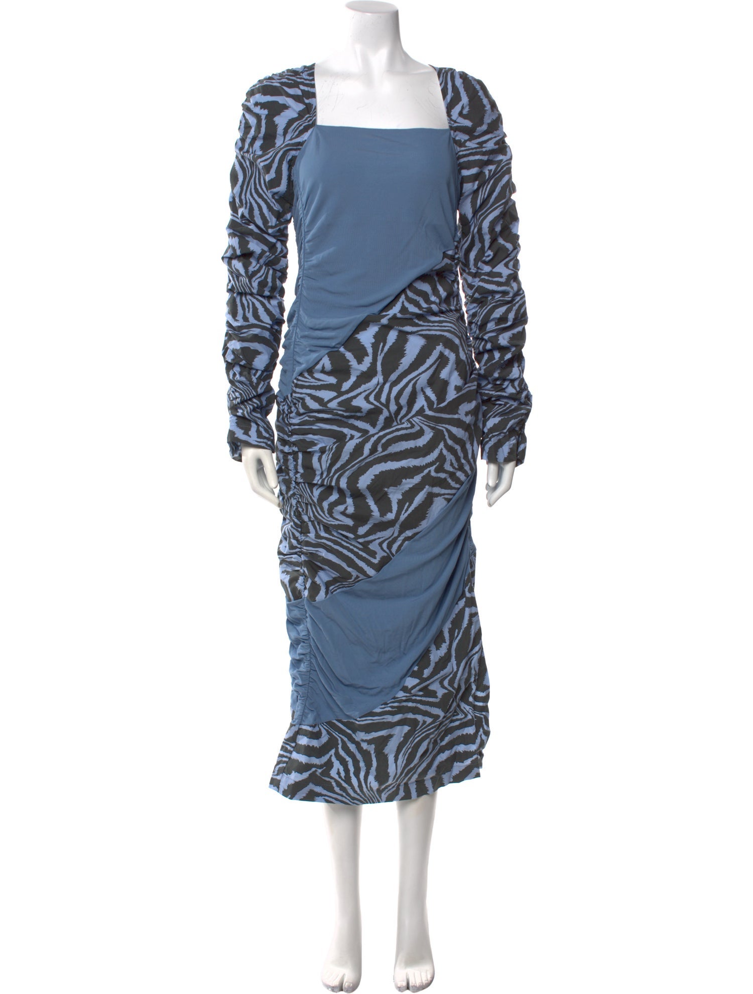 Ahluwalia x Ganni Printed Long Dress w/ Tags