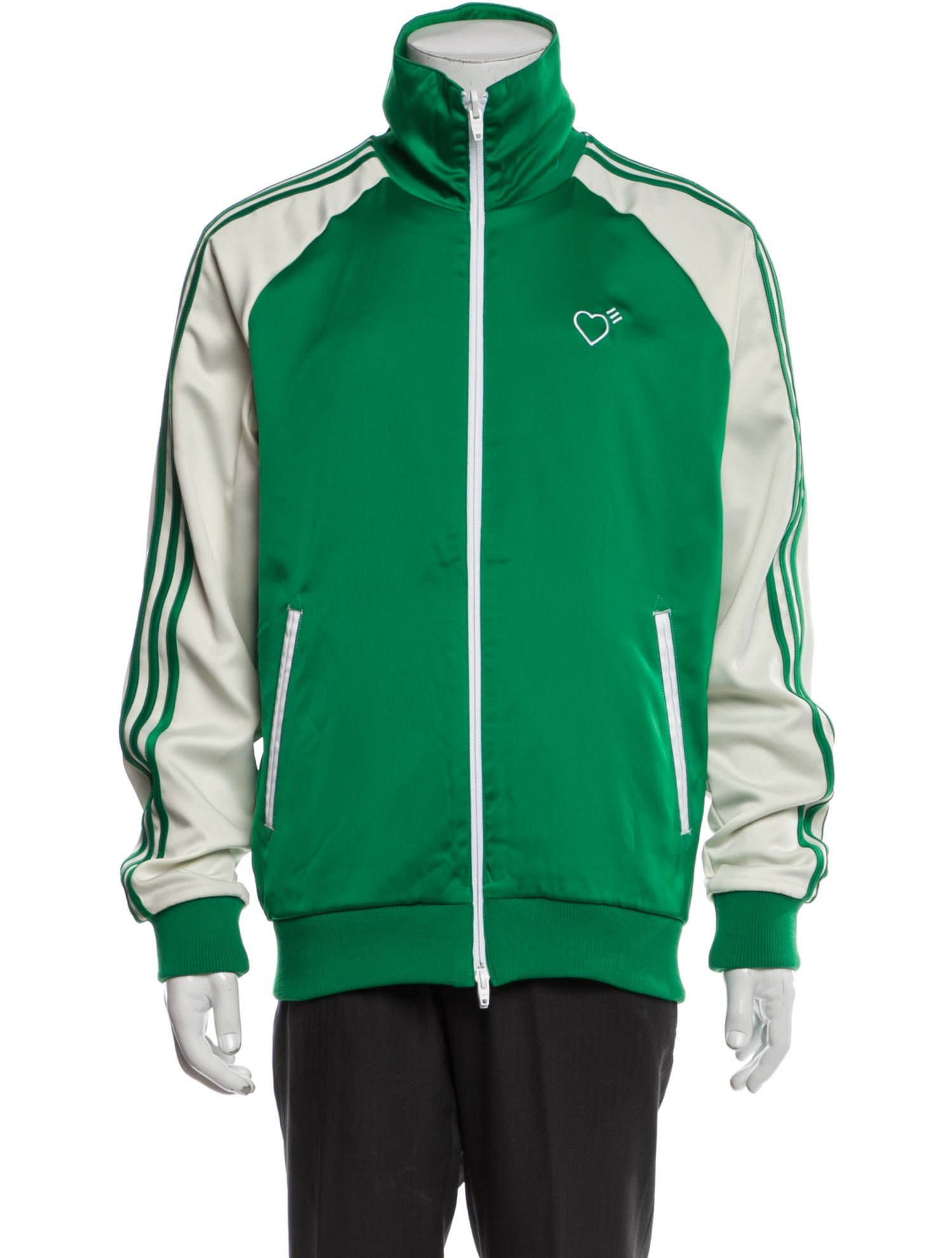 adidas x Human Made Striped Varsity Jacket