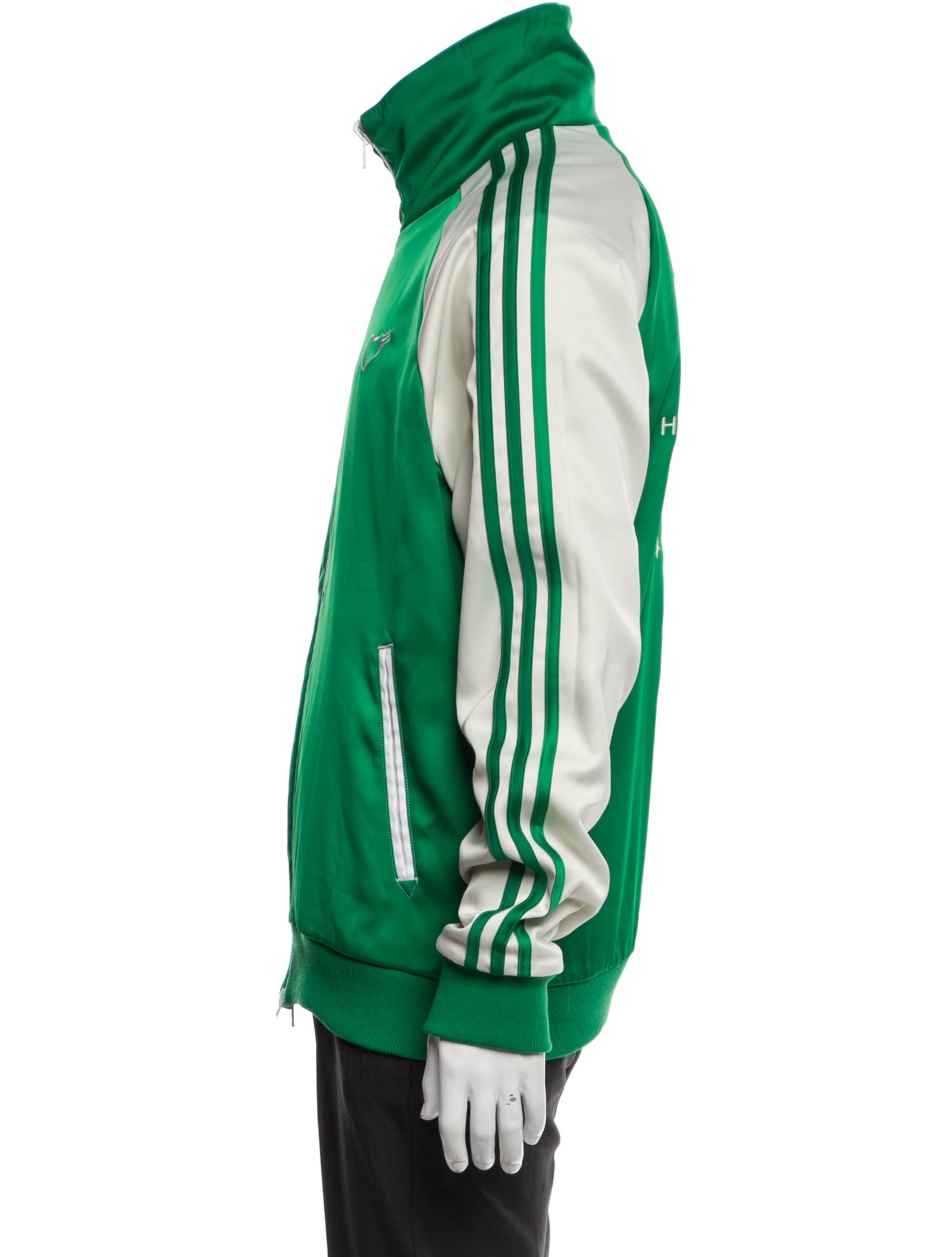 adidas x Human Made Striped Varsity Jacket