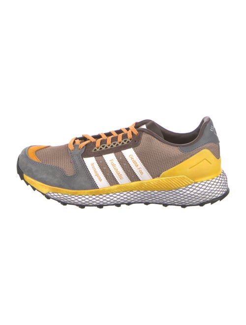 adidas x Human Made Suede Colorblock Pattern Athletic Sneakers