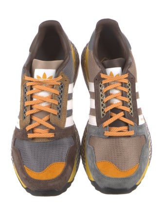 adidas x Human Made Suede Colorblock Pattern Athletic Sneakers