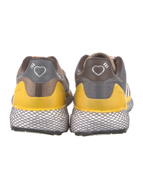 adidas x Human Made Suede Colorblock Pattern Athletic Sneakers