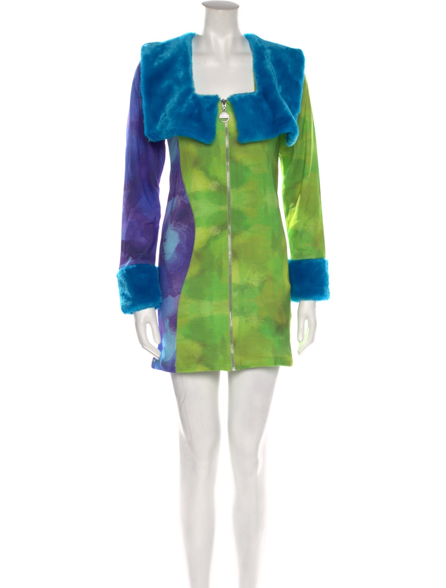 Ahluwalia Tie-Dye Print Mini Dress w/ Tags