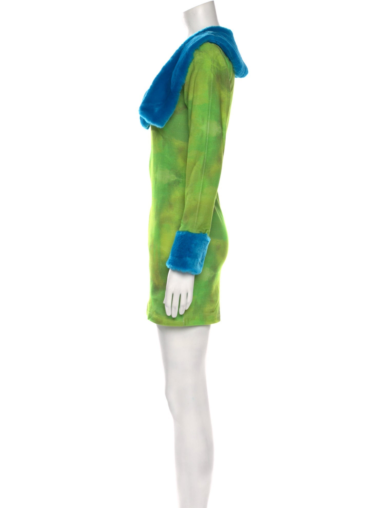 Ahluwalia Colorblock Pattern Mini Dress w/ Tags