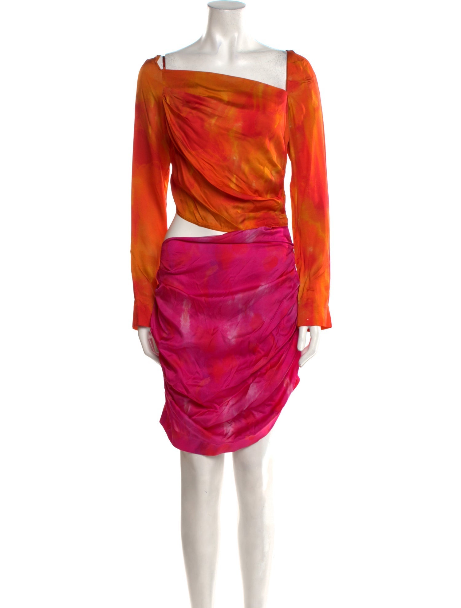 Ahluwalia Tie-Dye Print Mini Dress