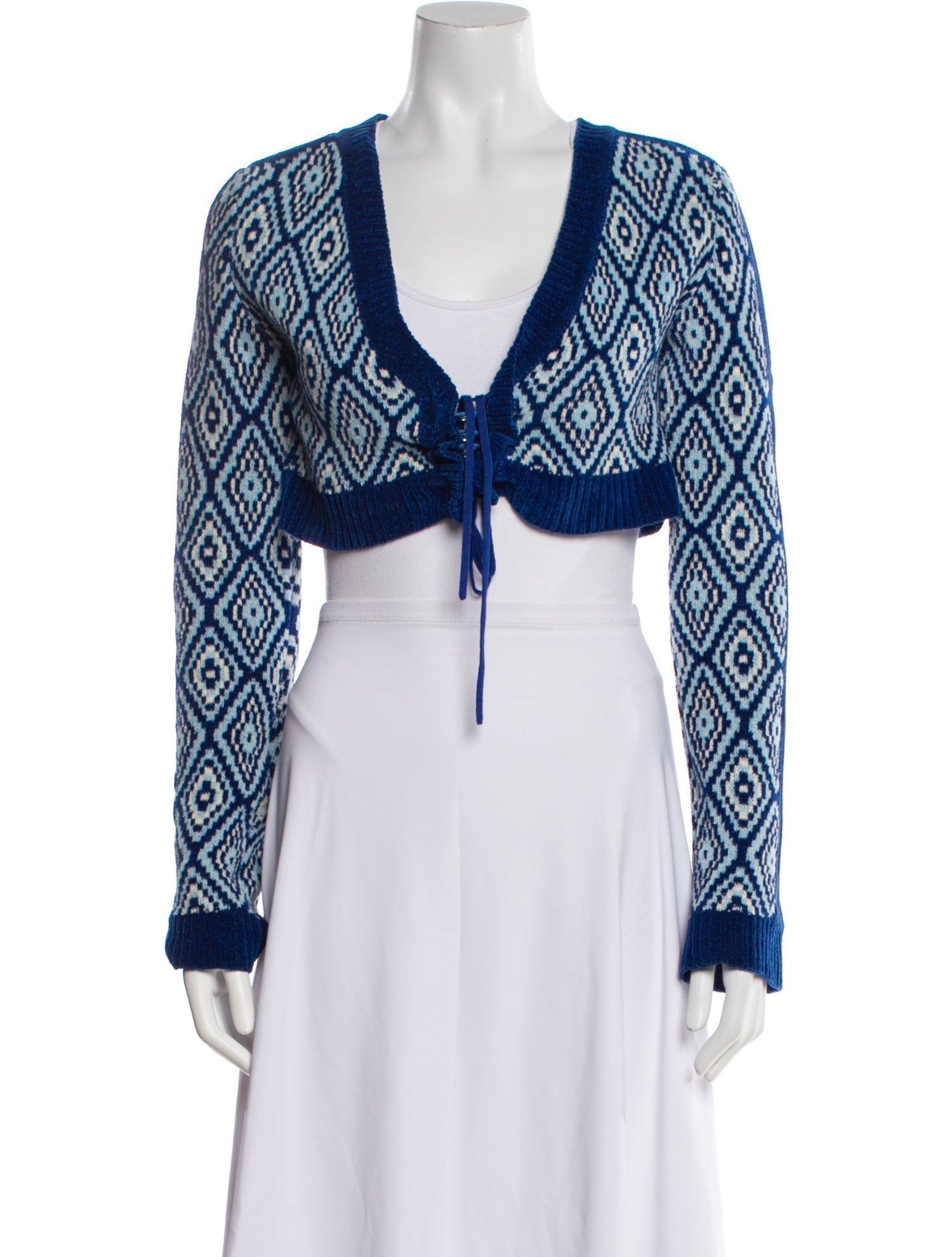 Ahluwalia Printed V-Neck Sweater