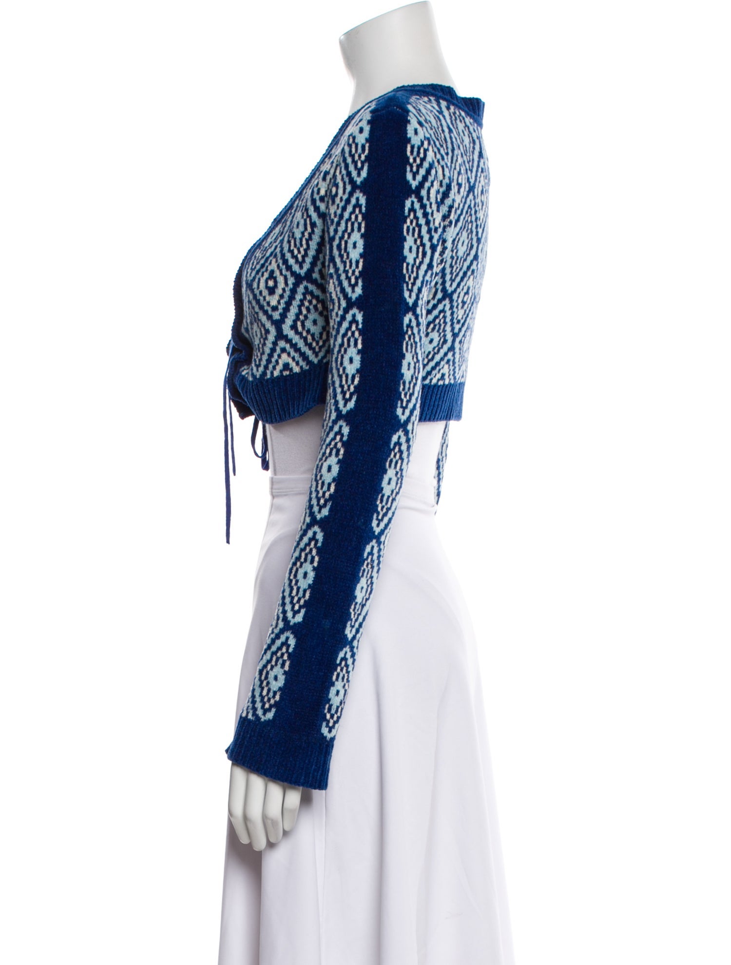 Ahluwalia Printed V-Neck Sweater