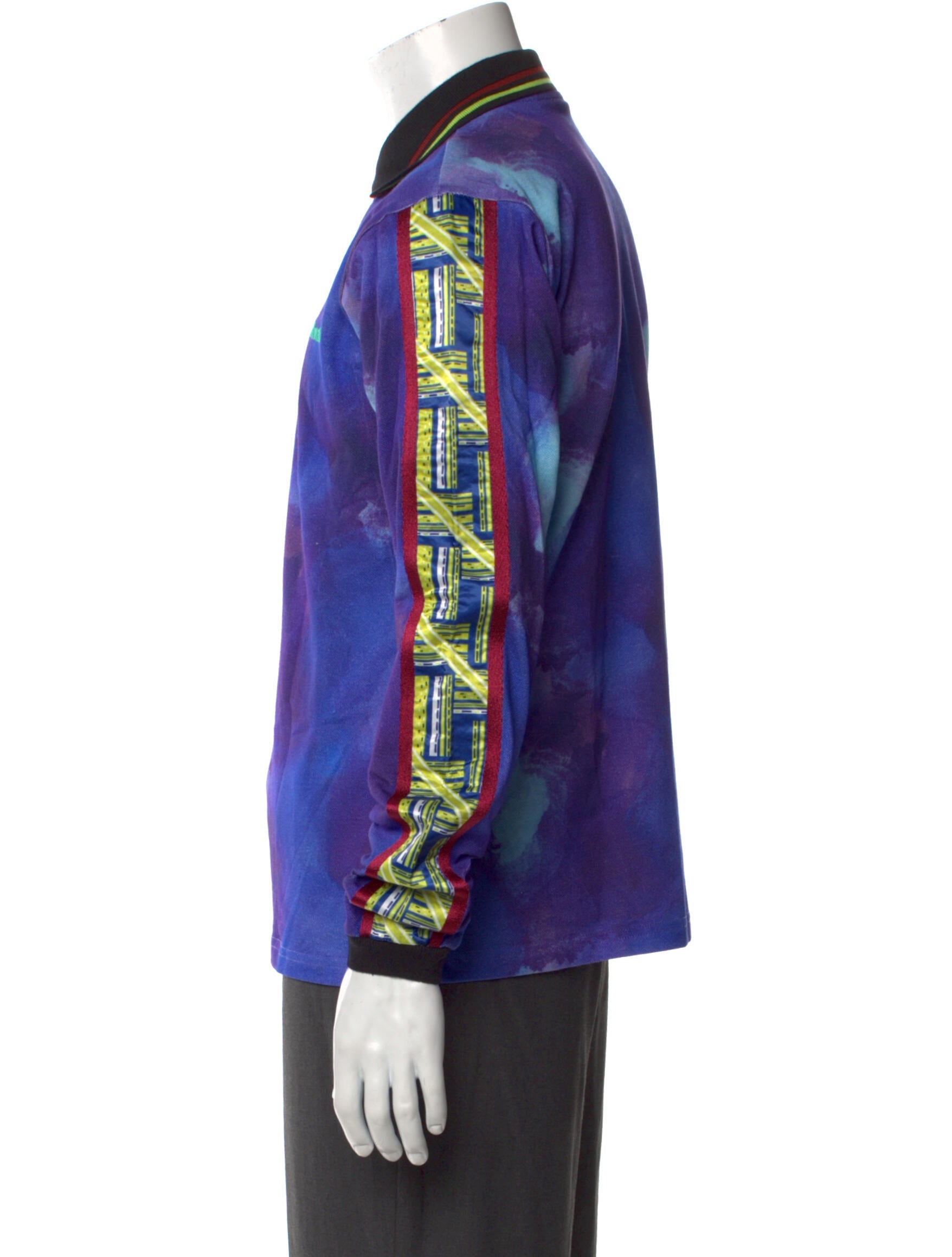 Ahluwalia Printed Collar Polo Shirt w/ Tags