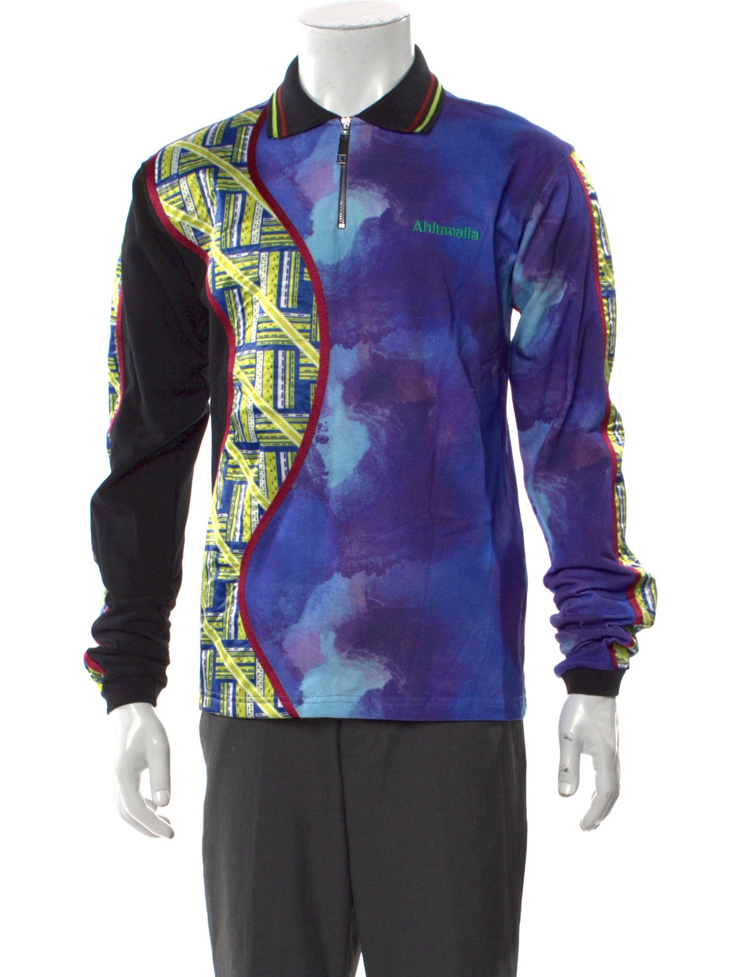 Ahluwalia 2023 Printed Polo Shirt w/ Tags