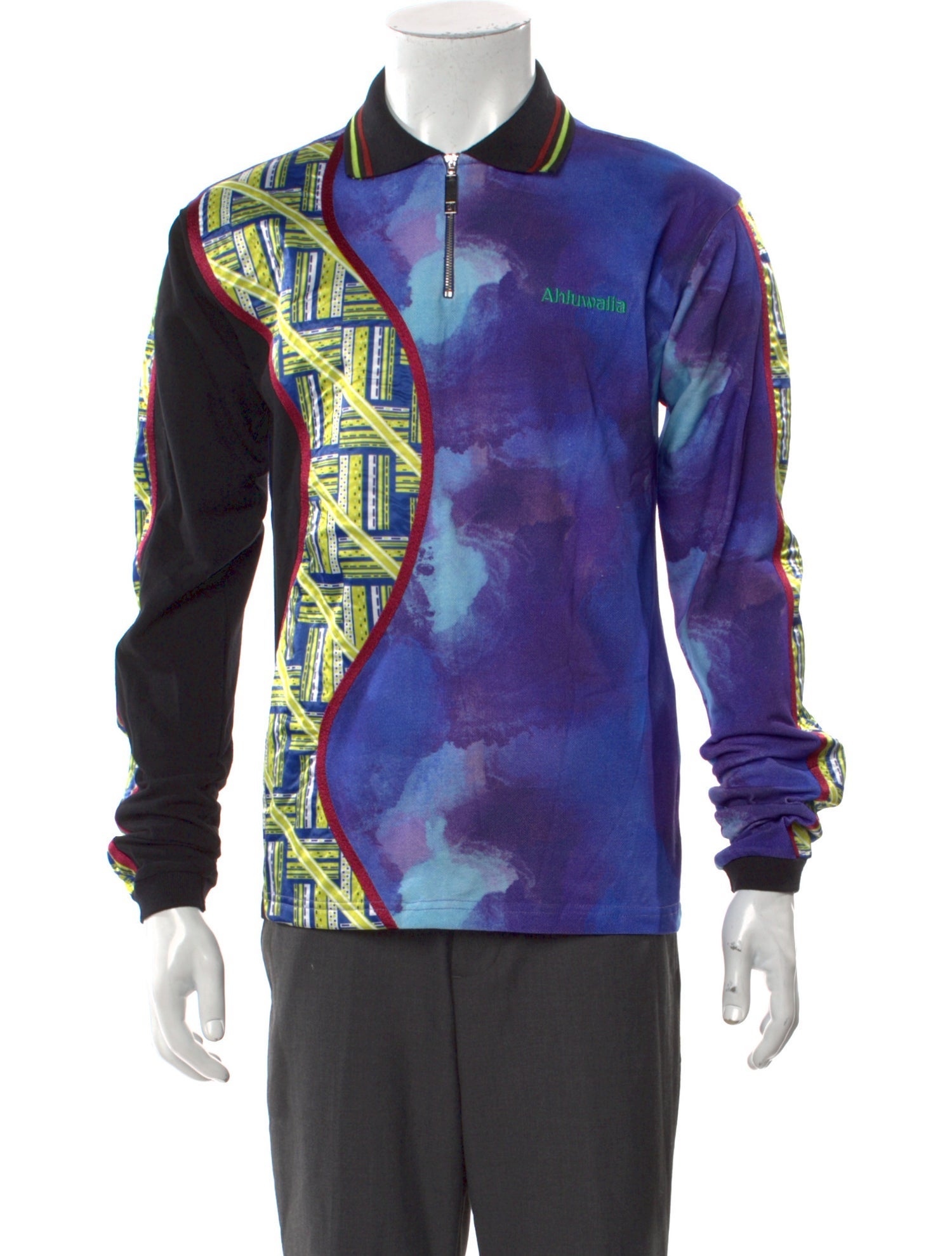 Ahluwalia 2023 Printed Polo Shirt w/ Tags